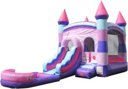 Pink & Purple Moonwalk w/ Pool